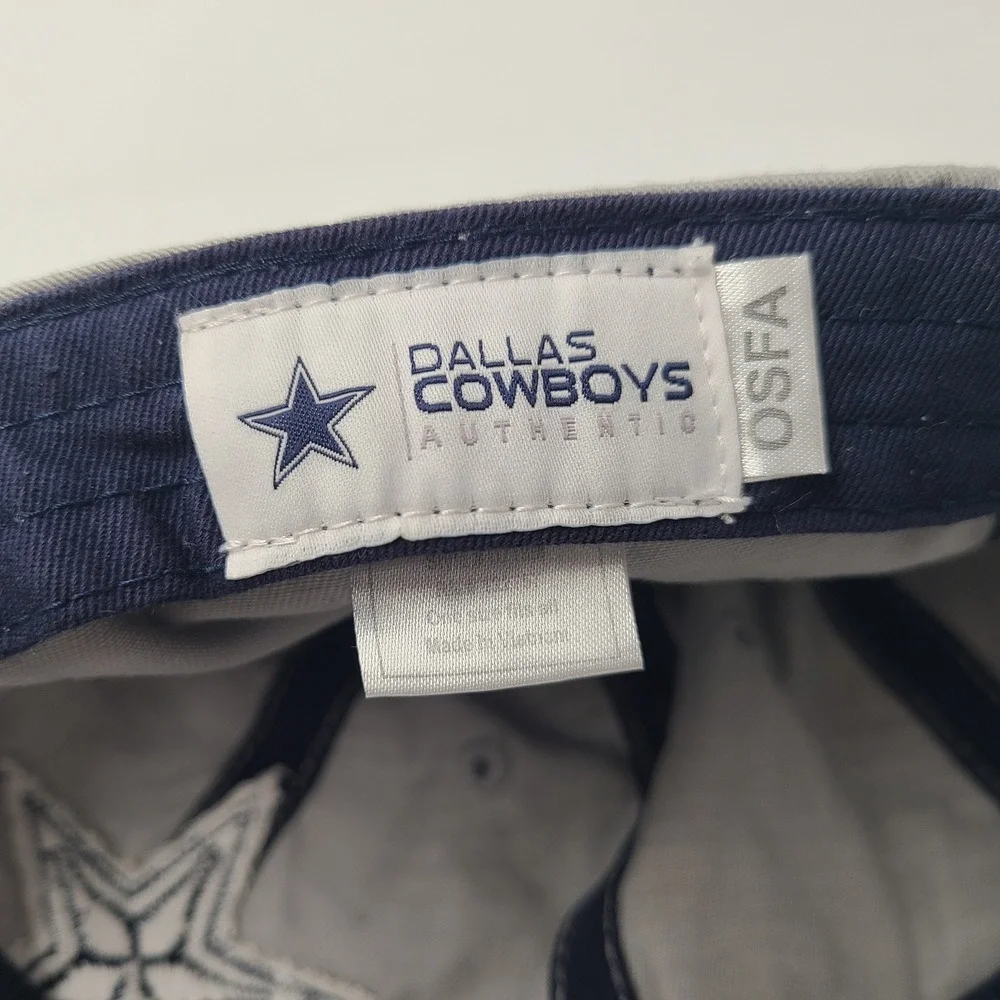 Dallas‎ Cowboys Hat Strapback Gray Blue NFL Football Authentic Casual Cotton Men